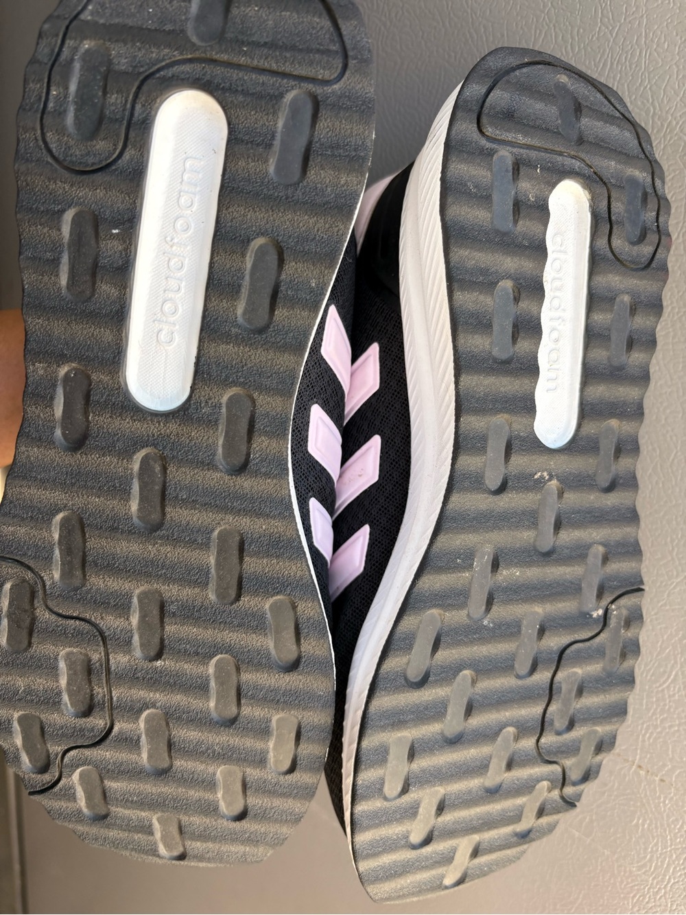 Adidas Women’s Black & Light Pink Running Sneakers size 10 - Picture 7 of 7